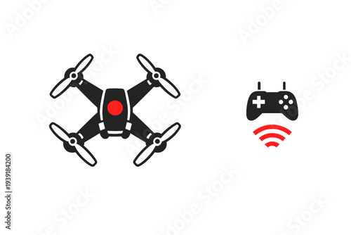 Drone and remote control setup for aerial activities and gaming at