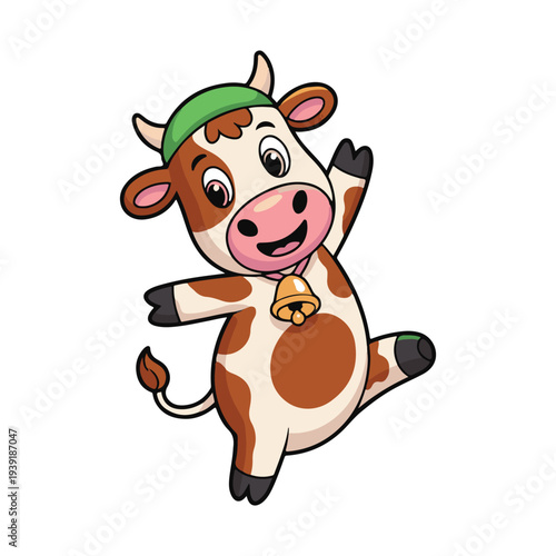 funny cow cartoon