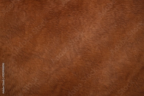 Brown Horse Fur Texture Seamless Pattern. Close-up horse coat detail. Domestic animal fur surface design. Realistic brown horse hair texture background. Detailed equine fur macro close-up. Horse coat.