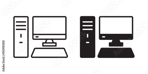 Computer icon vector illustration designs pack. EPS10