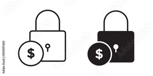 Fixed price icon vector illustration designs pack. EPS10