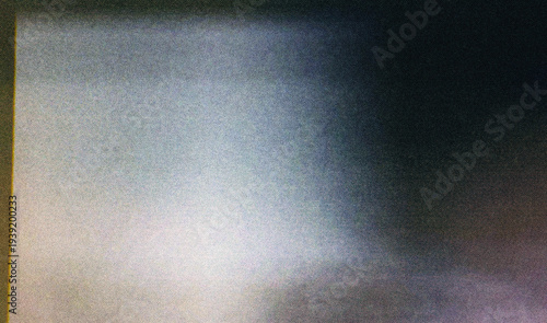 Fotografía Noisy blue film frame with scratches, dust and grain