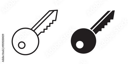 key icon vector illustration designs pack. EPS10