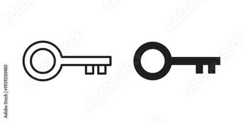 key icon vector illustration designs pack. EPS10