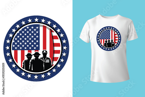 Vet Bod Like A Dad Bod But With More Back Pain Veteran T-shirt Design