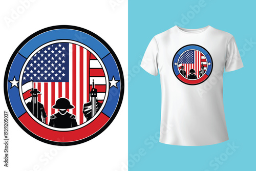 Vet Bod Like A Dad Bod But With More Back Pain Veteran T-shirt Design