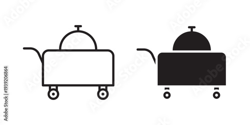 Room service icon vector illustration designs pack. EPS10