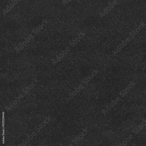 Texture of black luxury leather. Seamless square background, tile ready.