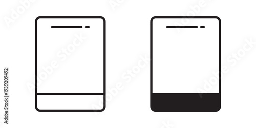 Smartphone icon vector illustration designs pack. EPS10