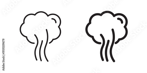 Smoke icon vector illustration designs pack. EPS10