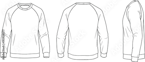 Modern Living Room Interior Design Line Art Vector Illustration Featuring Sofa Coffee Table Potted Plant Floor Lamp and Wall Art Decor