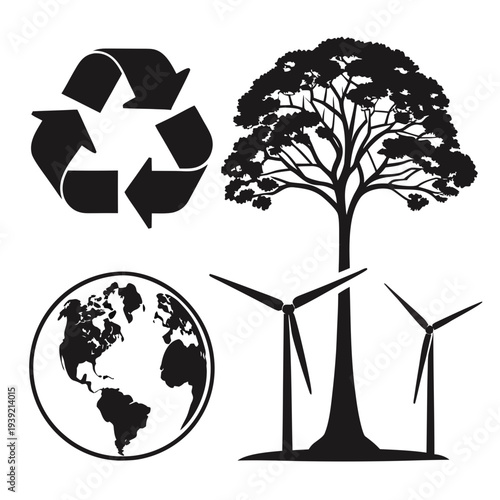 Environmental Conservation Symbols