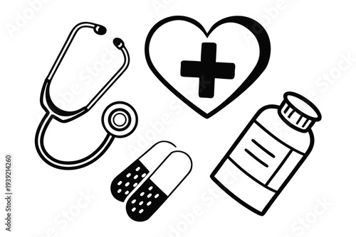 Medical Professional and Health Symbols