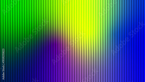 A vibrant and colorful abstract background featuring a gradient of vertical stripes transitioning from blue to purple