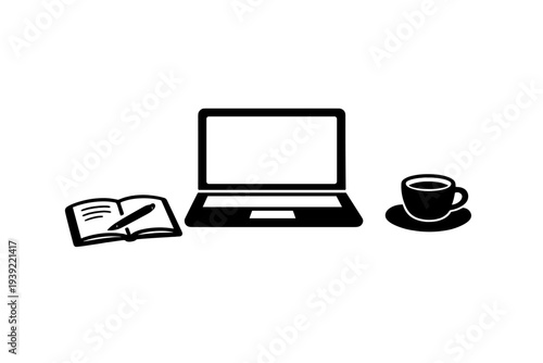 A high-contrast black and white abstract image featuring a dark, textured surface with subtle vertical lines and a faint circular shape in the center of the composition.