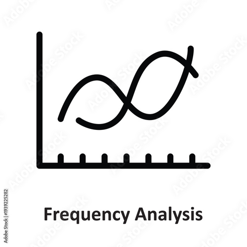 Frequency Analysis Vector icon which can easily modify or edit