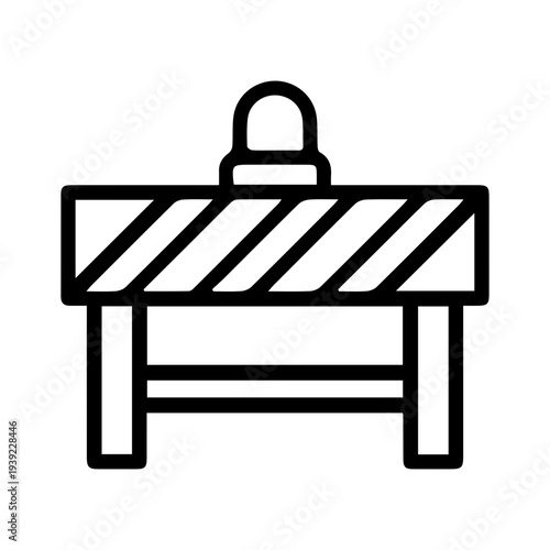 Construction Barrier Icon