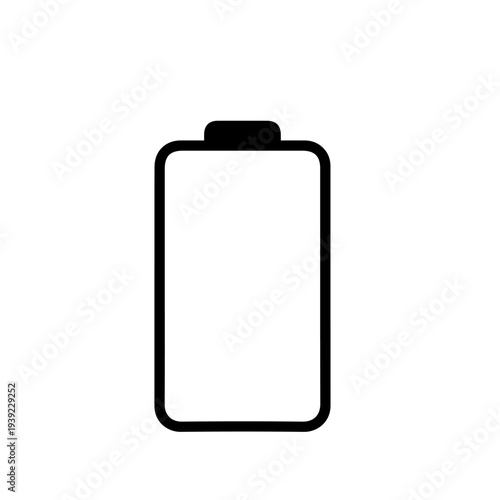 Slim Power Bank Portable Charger Vector Illustration for Smartphone Battery Backup Isolated on White Background