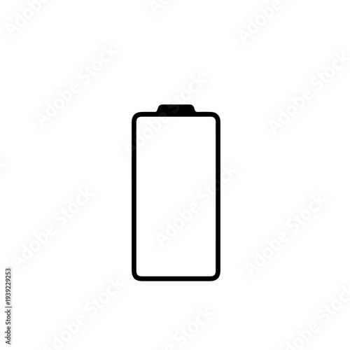 High-Capacity Power Bank Portable Charger Vector Illustration for Smartphones and Mobile Devices Isolated on White Background