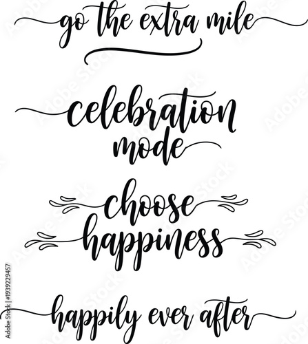 Inspirational quotes on white background with elegant typography and floral accents