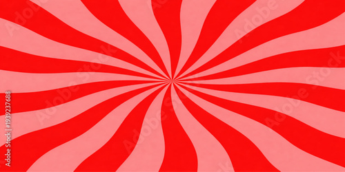 Abstract hypnotic swirl with captivating radiating pattern in red tones, evoking visual energy and dynamic movement.