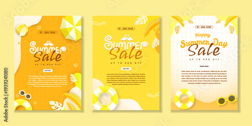Summer Sale Promotion Banners Template Collection