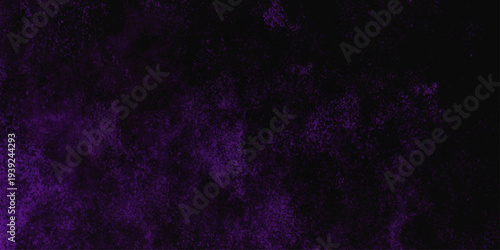 Freeze motion explosion of purple powder dust on a black background. abstract background with a textured gradient effect, suitable for wallpapers or graphic designs. Purple Smoke Cloudscape Texture.
