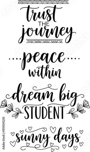 Inspirational quotes and affirmations for students to encourage positivity and motivation