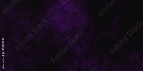Freeze motion explosion of purple powder dust on a black background. abstract background with a textured gradient effect, suitable for wallpapers or graphic designs. Purple Smoke Cloudscape Texture.