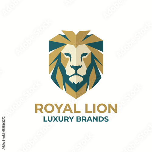 A sophisticated logo featuring a lion's head, representing strength and luxury, tailored for a high-end brand targeting affluent consumers looking for exclusivity.