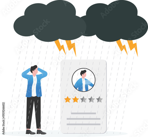 Professional Facing Career Rating Crisis under Storm