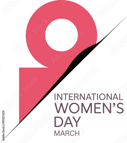 Pink Number Nine International Womens Day March