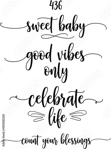 Inspirational quotes and numbers to celebrate life and count your blessings