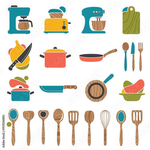 Kitchen Utensils and Appliances Set