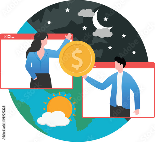 Virtual Financial Meeting for Global Investment