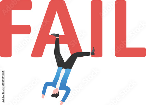 Professional Falling from Fail Word Setback