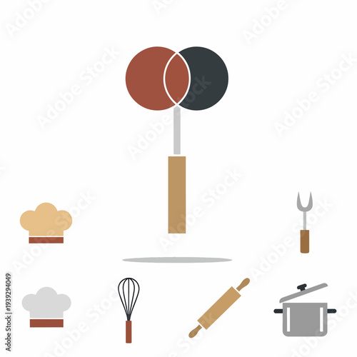 Kitchen Utensils and Chef Hat