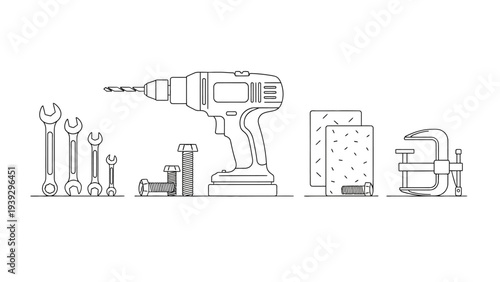 Essential hand and power tools for construction, home repair, and DIY projects