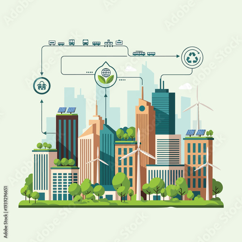 Sustainable City with Renewable Energy