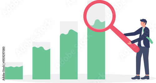 Professional Analyzing Market Trends with Lens