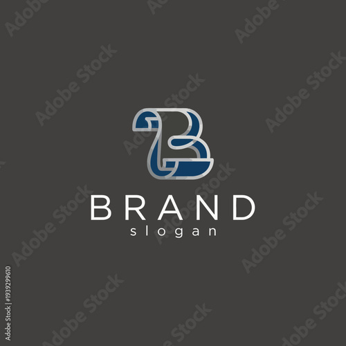 A sophisticated logo design representing the letter 'B' with a creative flourish, embodying elegance and professionalism in modern branding and identity.