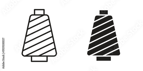 Thread icons for templates, web design and infographics