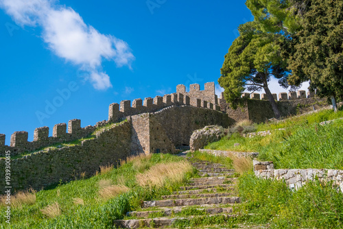 Nafpaktos, Greece. A traditional fortress in the city.
