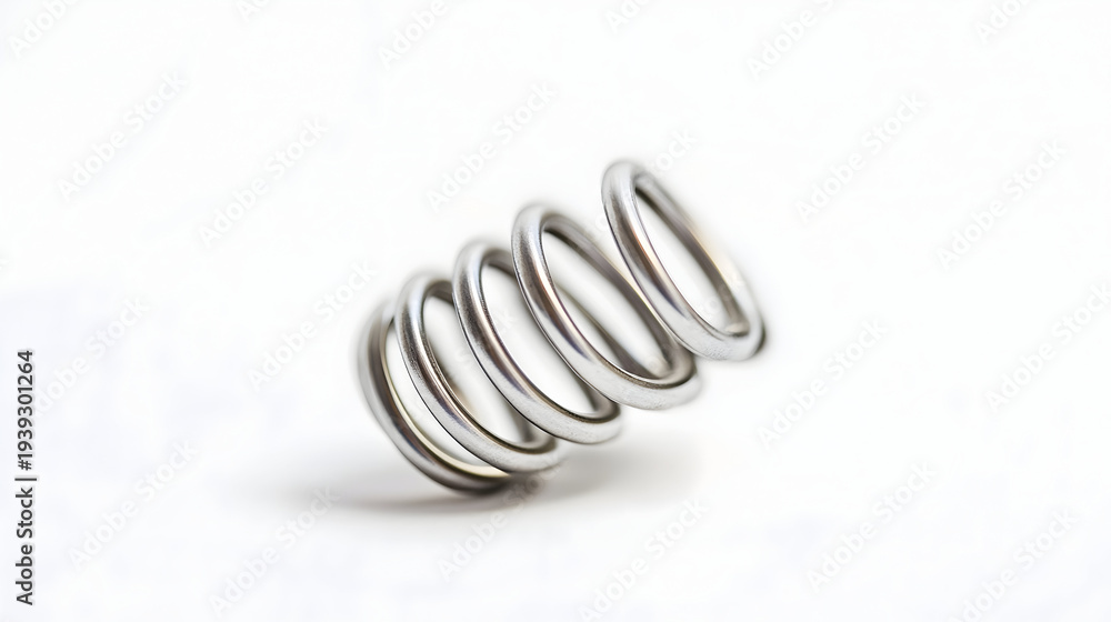 Naklejka premium metal wire isolated on white background