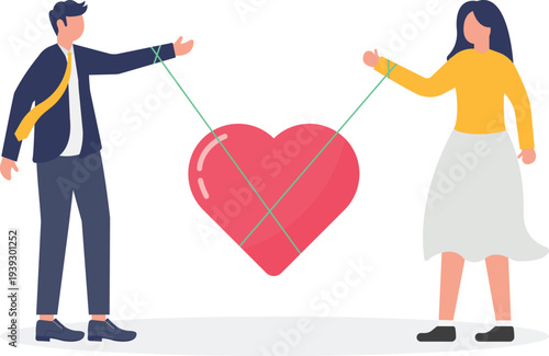 Couple Breaking Emotional Love Connection