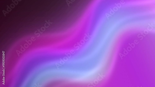Vibrant abstract motion graphics with flowing waves of purple and blue hues in a dynamic 4K video display