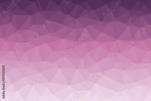 A captivating low poly surface transitions smoothly from deep purple to a soft light pink