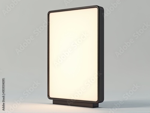 A desk lamp placed on a wooden table, providing soft lighting