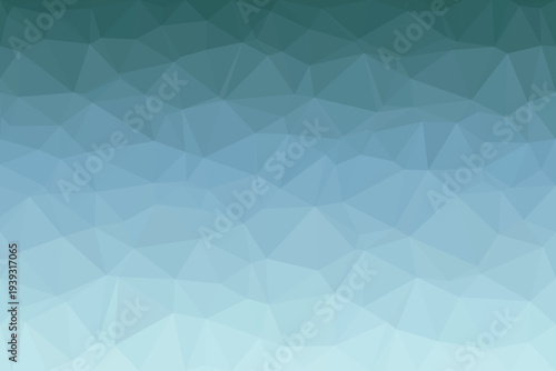 This image features a geometric low poly pattern showcasing a cool teal to light blue gradient