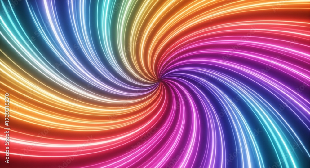 Fototapeta premium Colorful Swirling Abstract Background with Vibrant Rainbow Tones.